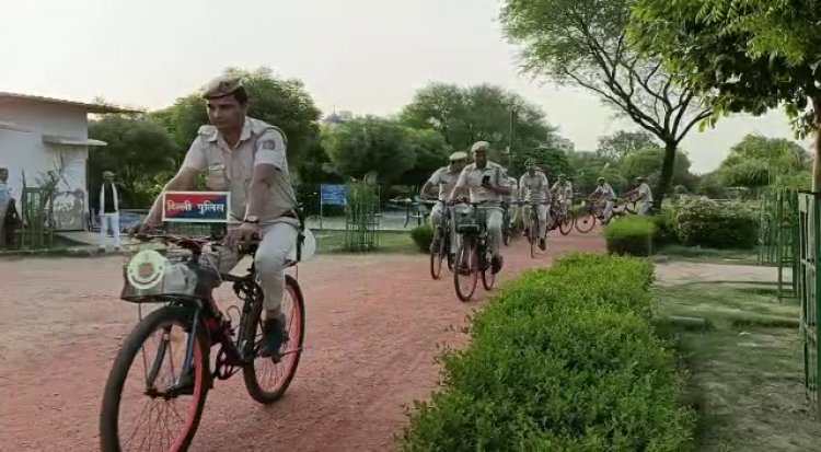 दिल्ली पुलिस की अनोखी शुरुआत,राजधानी की सड़कों पर दिखेगी साइकिल पेट्रोलिंग