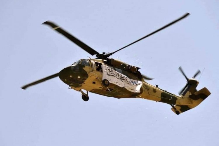 अभ्यास के दौरान तालिबानियों ने किया हेलीकाप्टर क्रैश, 3 की मौत।