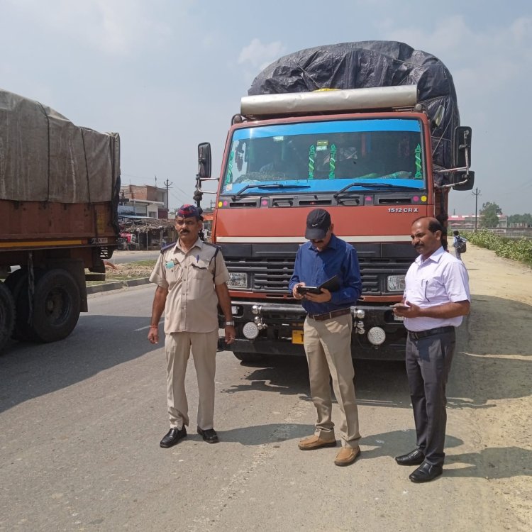 रादौर - ओवरलोड वाहनों से DTO की टीम पर रिश्वत लेने के लगे आरोप